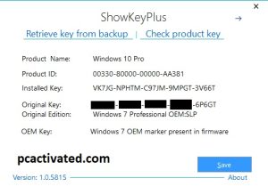 Windows 10 Pro Product Key Latest Version Free Download