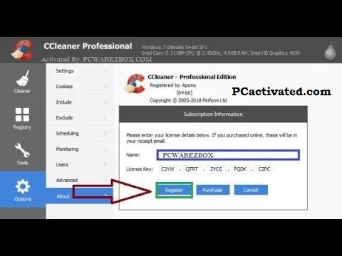 CCleaner Pro License Key and Name Full Version Updated