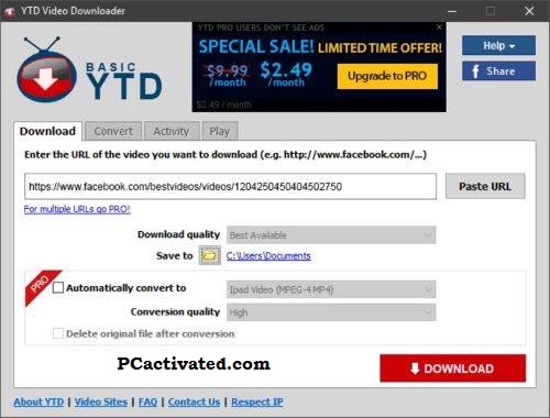 YT Video Download Pro Free Download [100% Updated]