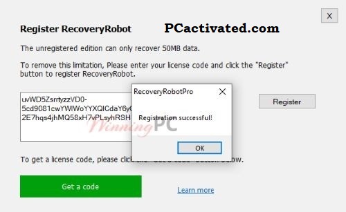 Recovery robot pro serial key Fully Updated Version