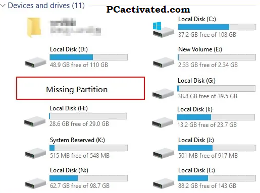 Find and Restore Lost Partition