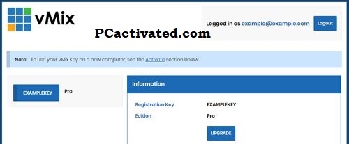 VMix Registration Key Latest Version 2024 